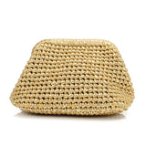 Mr Joe - Gold Woven Clutch Bag -4153