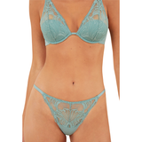 Women Secret - Microfiber and lace thong - Sold by FIG