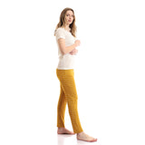 Red circle -  - Women's half-sleeved pajamas with chest pocket and trousers