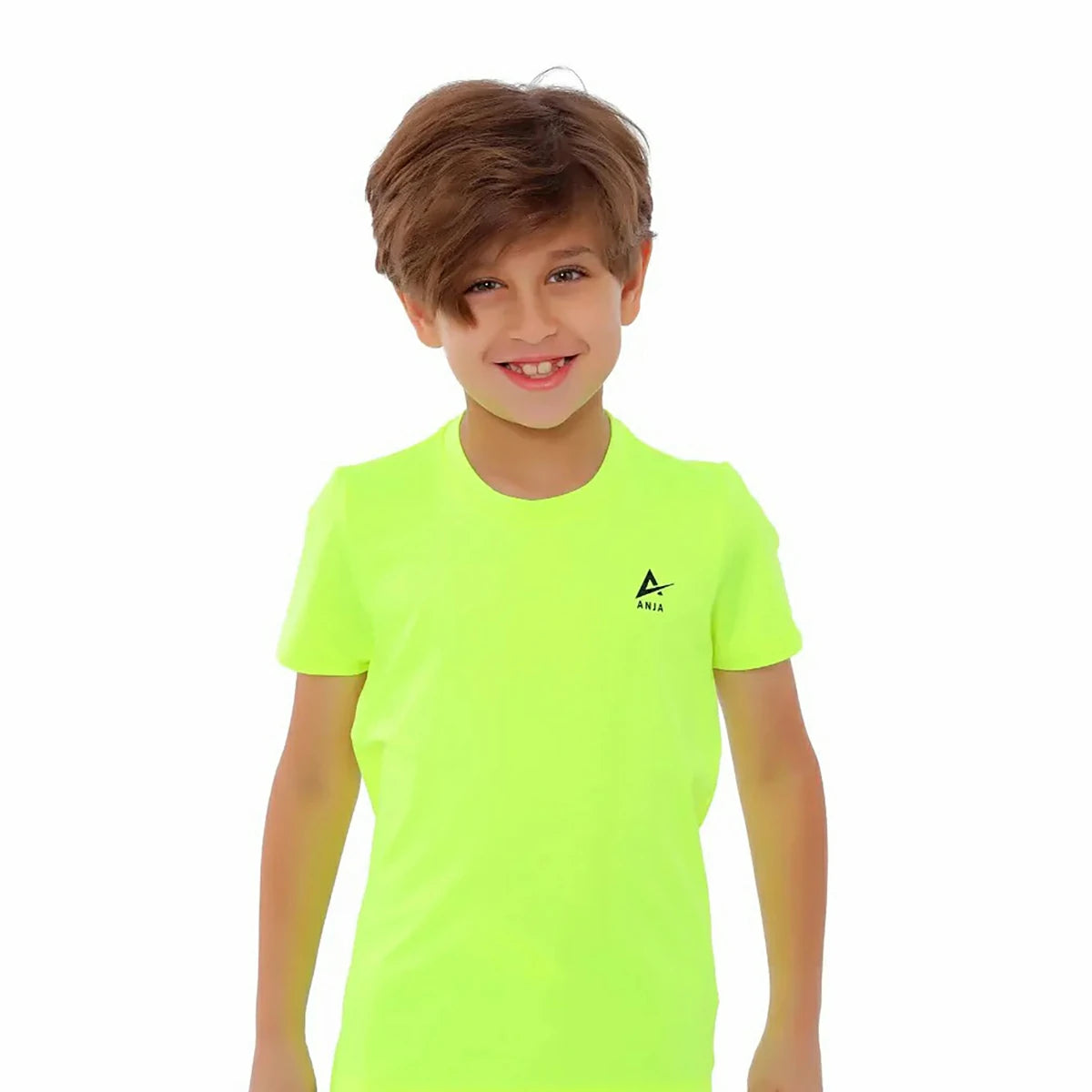 Anja - Neon Yellow Sport T-shirt 0146-For boys