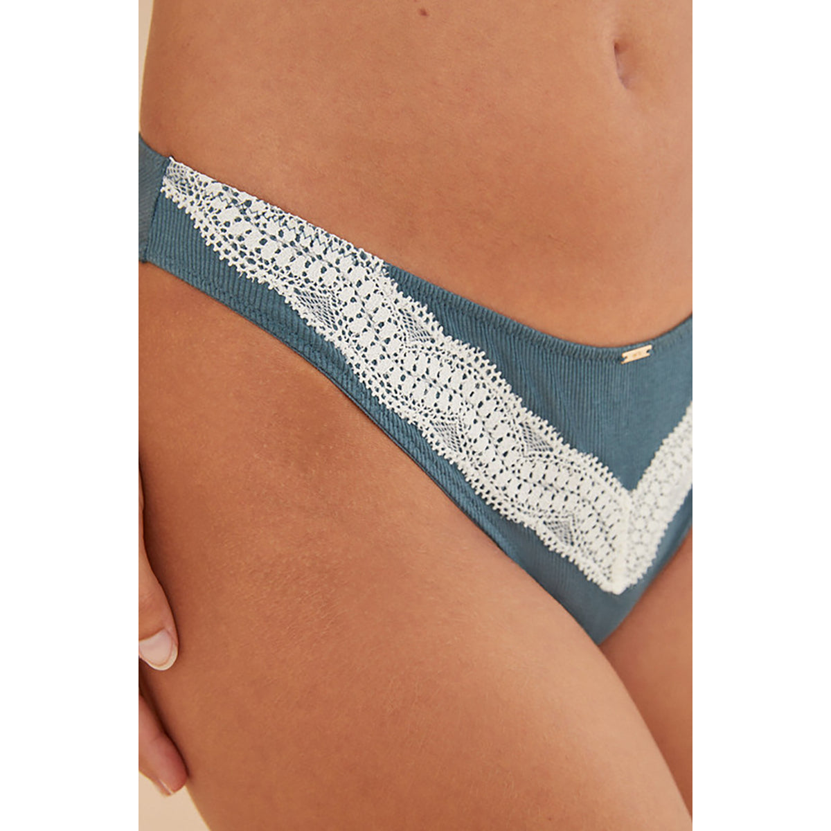 Women Secret - cotton and lace Brazilian panties - Sold by FIG
