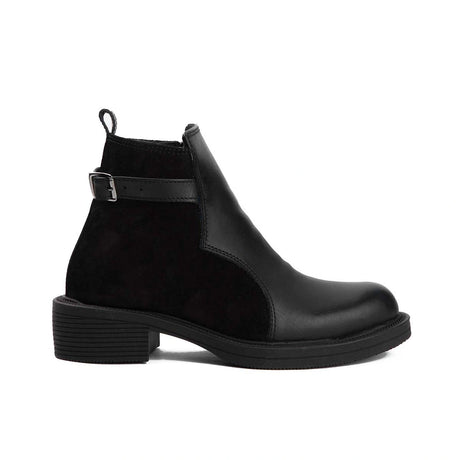 Brio - Black Onyx Natural Leather Ankle Boot