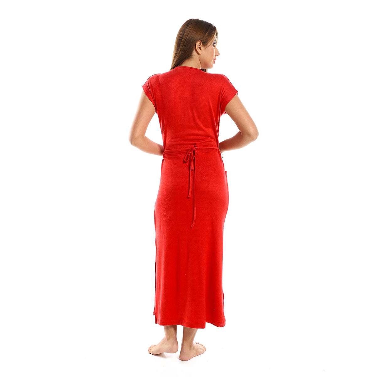 Red circle -  - Tripple PRETTY Sleepshirt - Orange