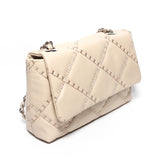 Glitter -  Women Cross Bag - Beige