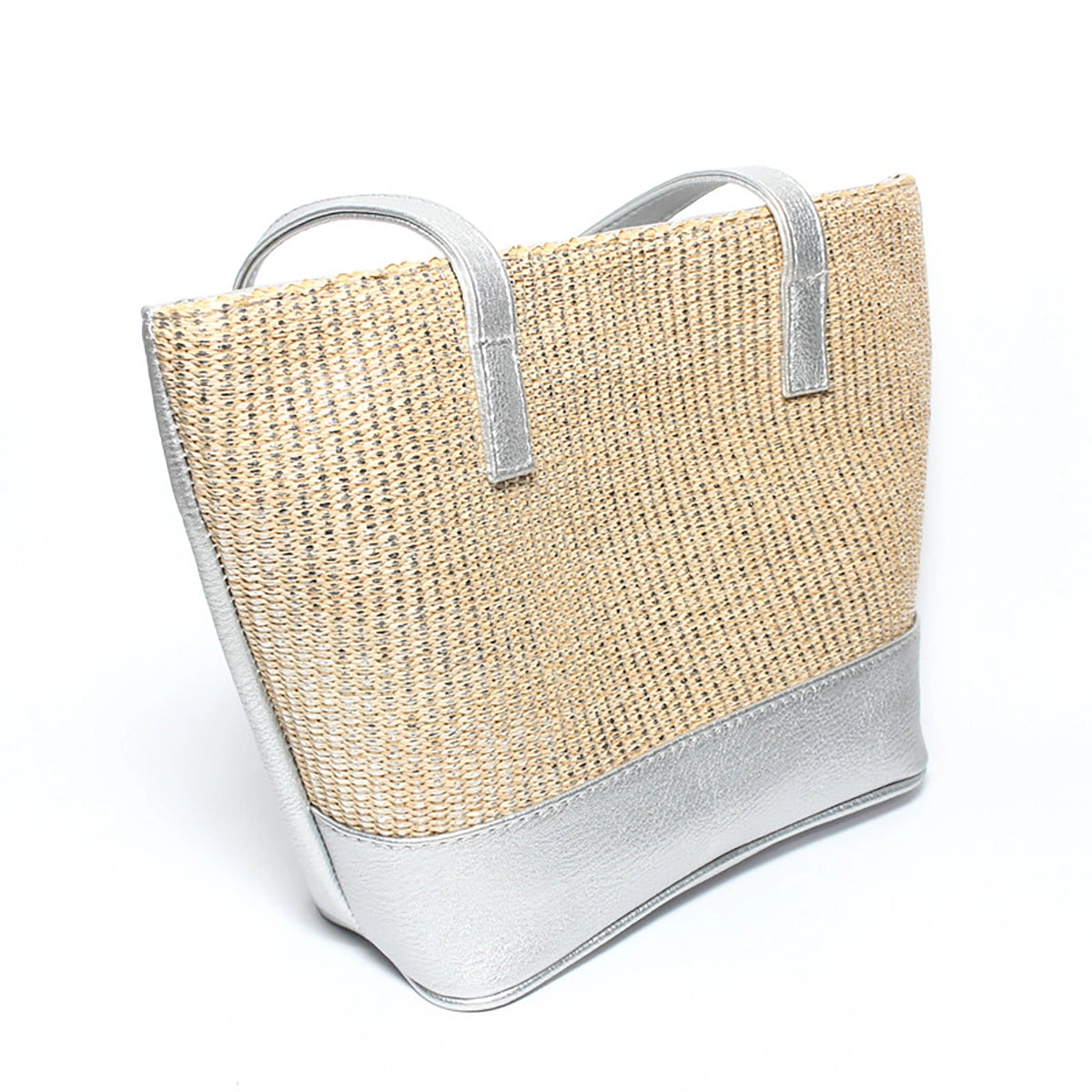 Glitter -  Women Hand Bag - Silver