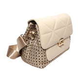 Glitter -  Women Hand Bag - Beige