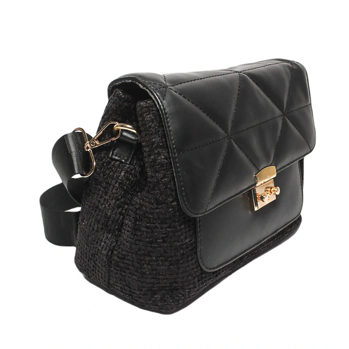 Glitter -  Women Hand Bag - Black