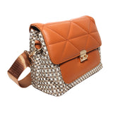 Glitter -  Women Cross Bag - Camel