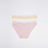 Women Secret - 3-pack cotton lace panties - Sold by FIG