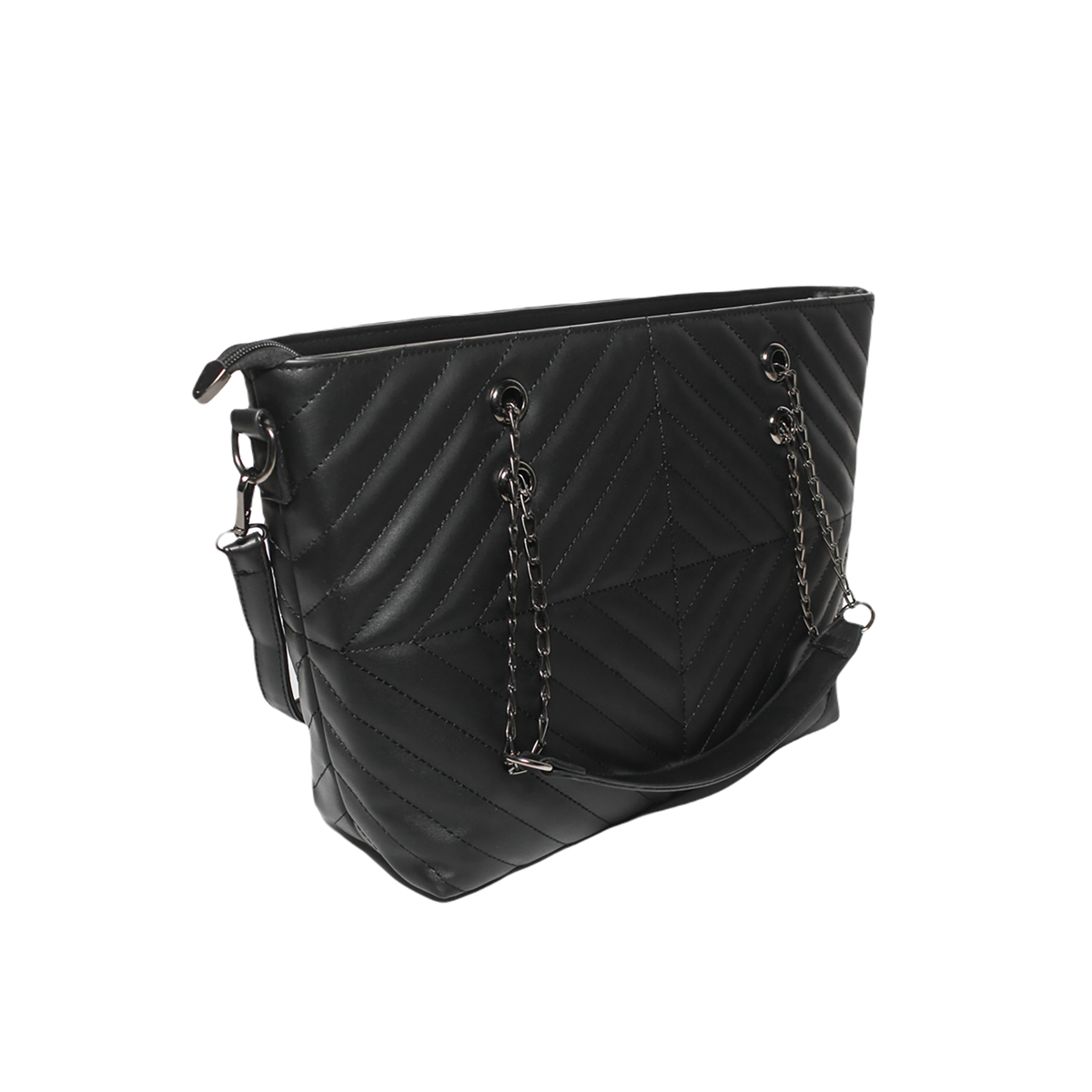 Glitter - Women Hand Bag - Black