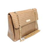 Glitter - Women Hand Bag - Light Brown