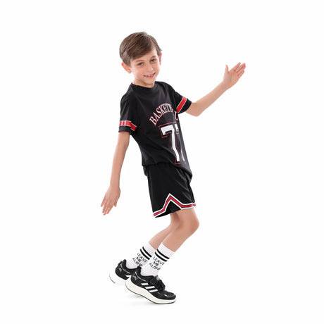 Anja - BlackBasketball T-Shirt 0002-For boys