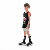 Anja - Black Basketball T-shirt 0018-For boys