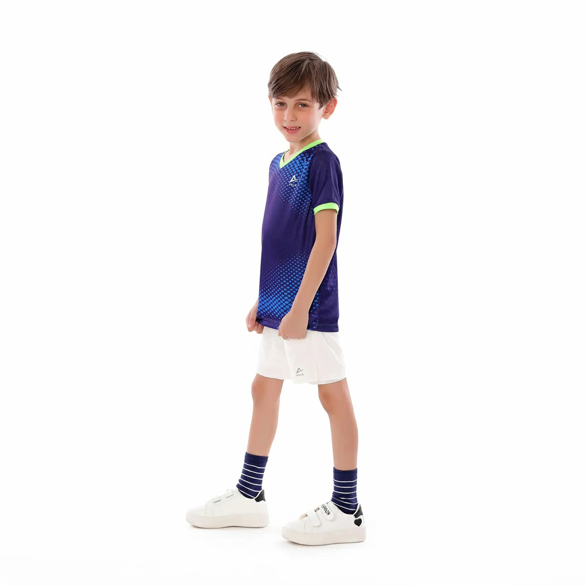 Anja - Blue and For Girlseen Football T-shirt 0038-For boys