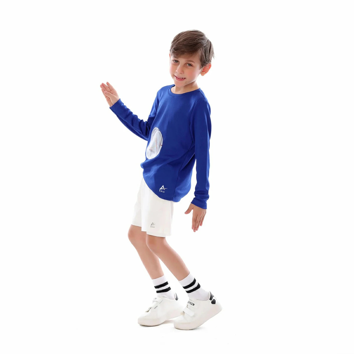 Anja - Blue Volleyball T-Shirt 0074-For boys