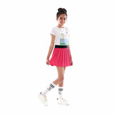 Anja - Pink Tennis Skirt 0125-For Girls