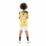 Anja - Yellow and Blue Football T-shirt 0037-For boys