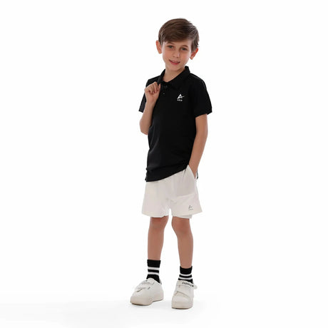 Anja - Black Polo Shirt 0141-For boys