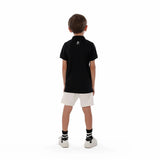 Anja - Black Polo Shirt 0141-For boys