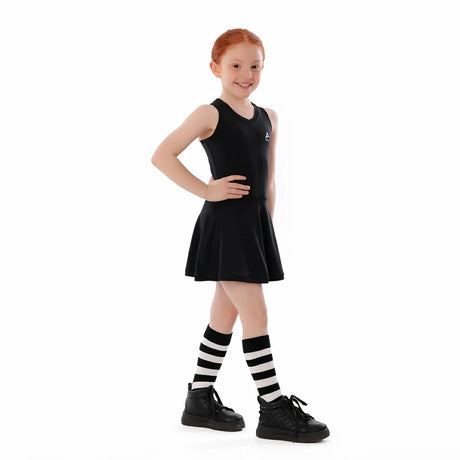 Anja - Black Sports Dress 0133-For Girls