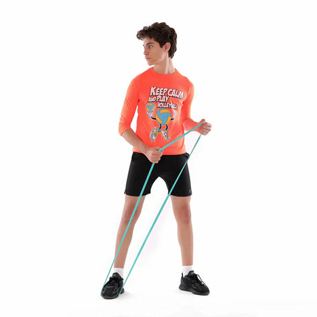 Anja - Orange Volleyball T-Shirt 0073-For boys
