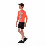 Anja - Orange Volleyball T-Shirt 0073-For boys