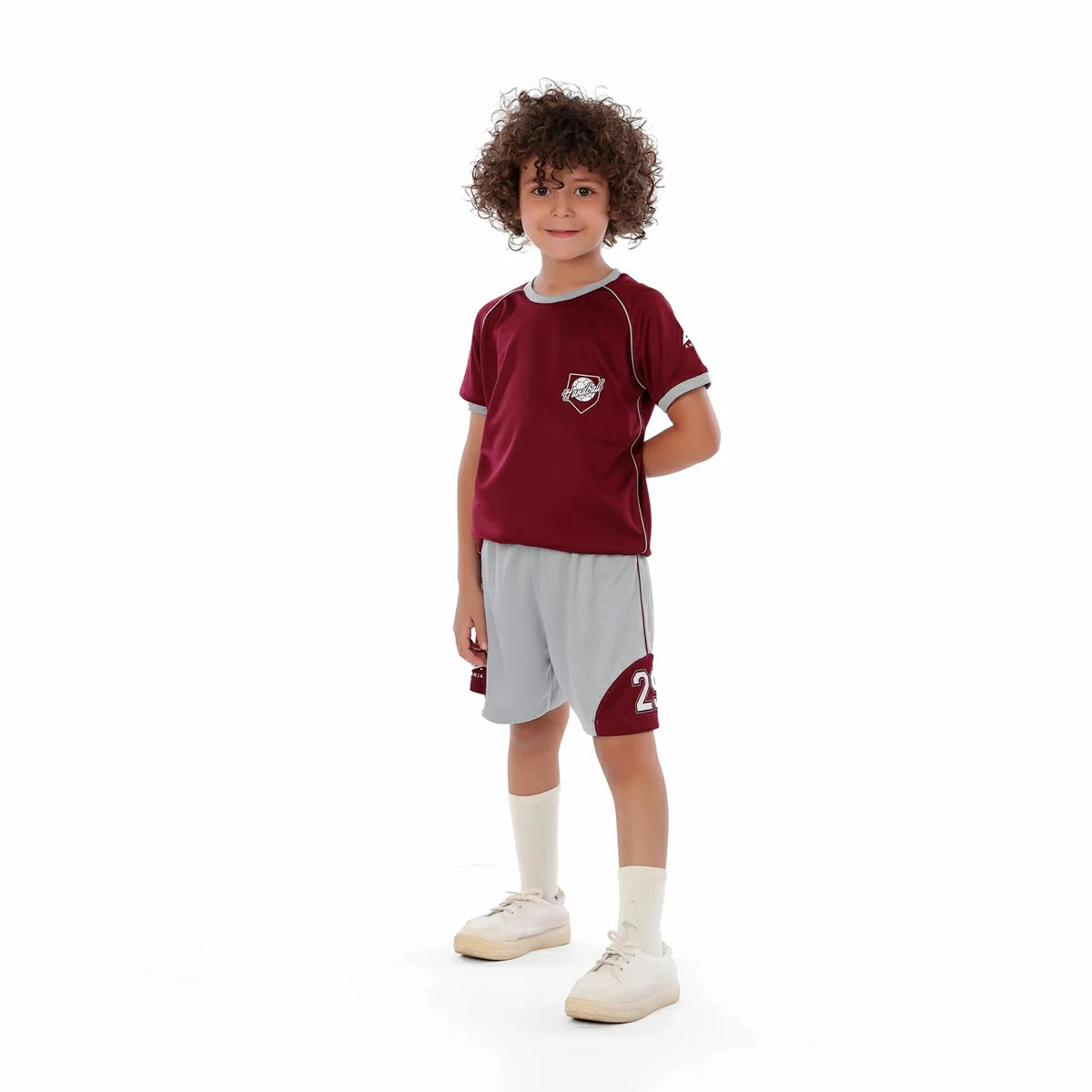 Anja - Burgundy Handball Kit 0063-For boys