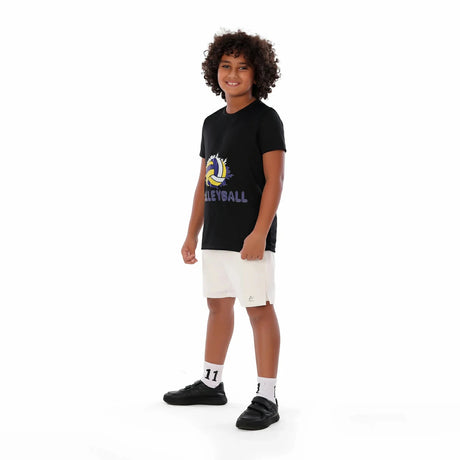 Anja - Black Volleyball T-shirt 0066-For boys
