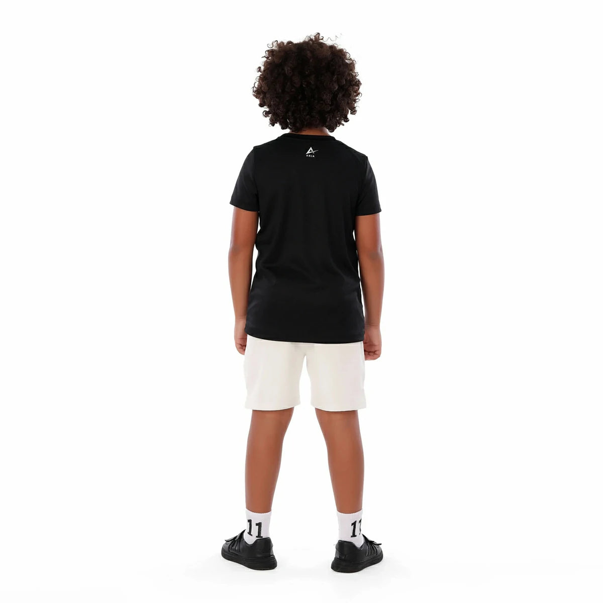 Anja - Black Volleyball T-shirt 0066-For boys