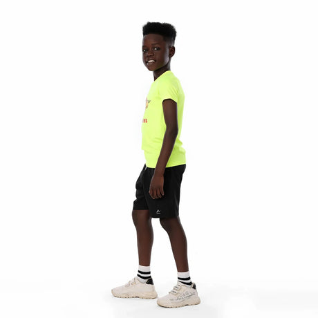 Anja - Yellow Padel T-shirt 0101-For boys