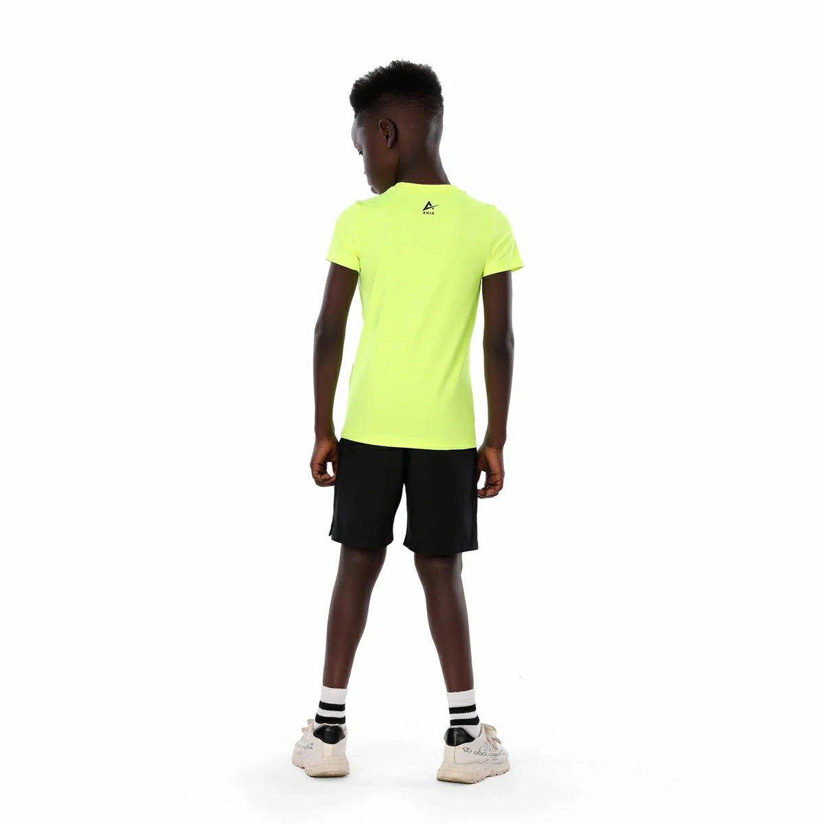 Anja - Yellow Padel T-shirt 0101-For boys