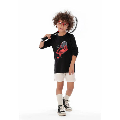 Anja - Black Squash T-Shirt 0097-For boys