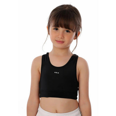 Anja - Black Sports For boysa 0168-For Girls
