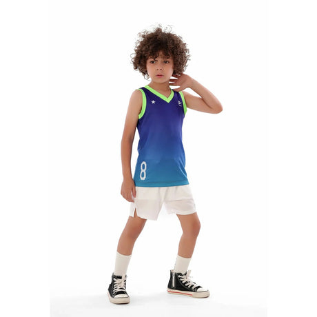 Anja - Blue Volleyball T-Shirt 0075-For boys
