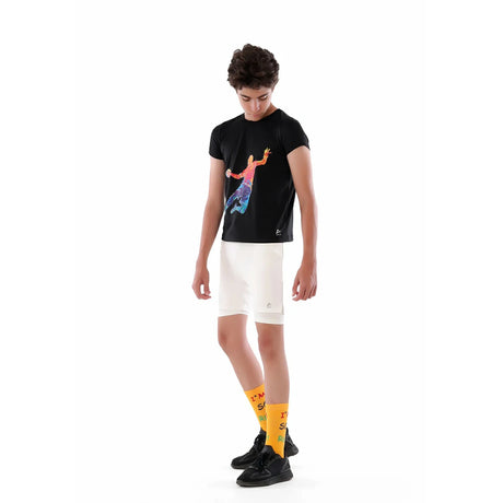 Anja - Black Handtball T-shirt 0055-For boys