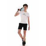 Anja - White Padel T-Shirt 0099-For boys