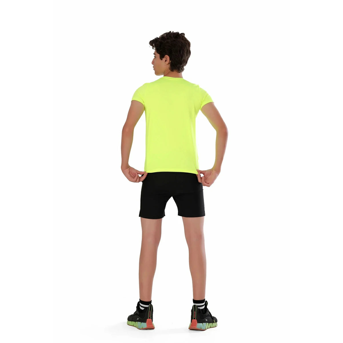 Anja - Neon Yellow Sport T-shirt 0146-For boys