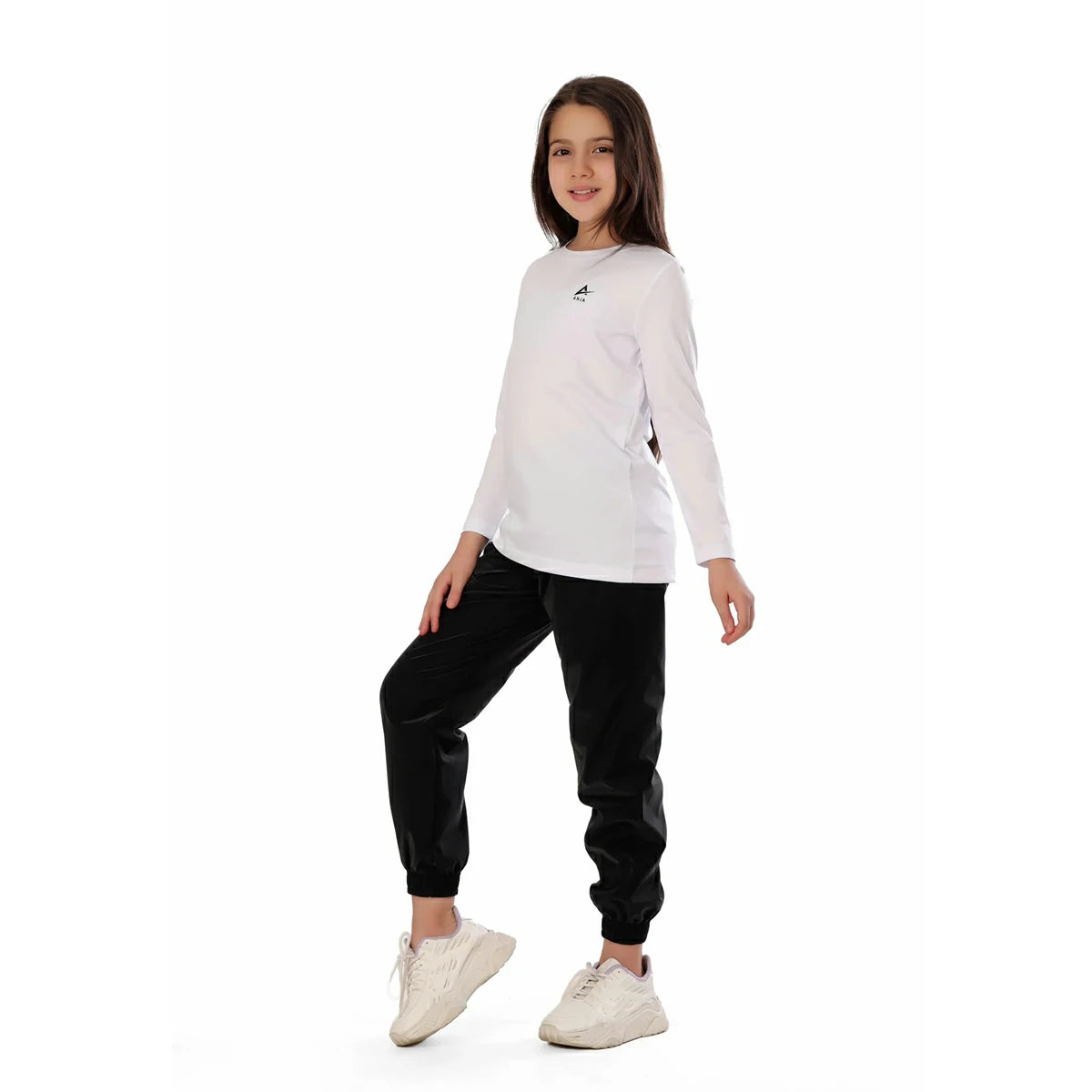 Anja - White Sports T Shirt 0148-For Girls