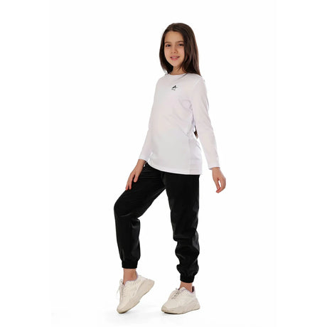 Anja - White Sports T Shirt 0148-For Girls