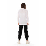 Anja - White Sports T Shirt 0148-For Girls