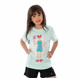 Anja - Light Blue Basketball T-Shirt 0005-For Girls