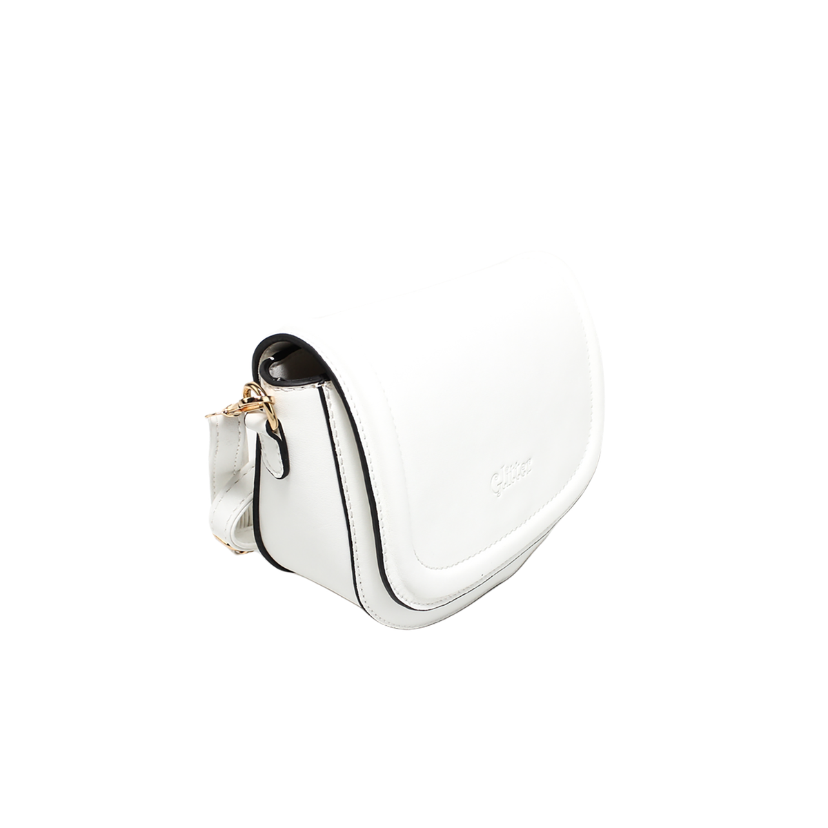 Glitter - Women Hand Bag - White