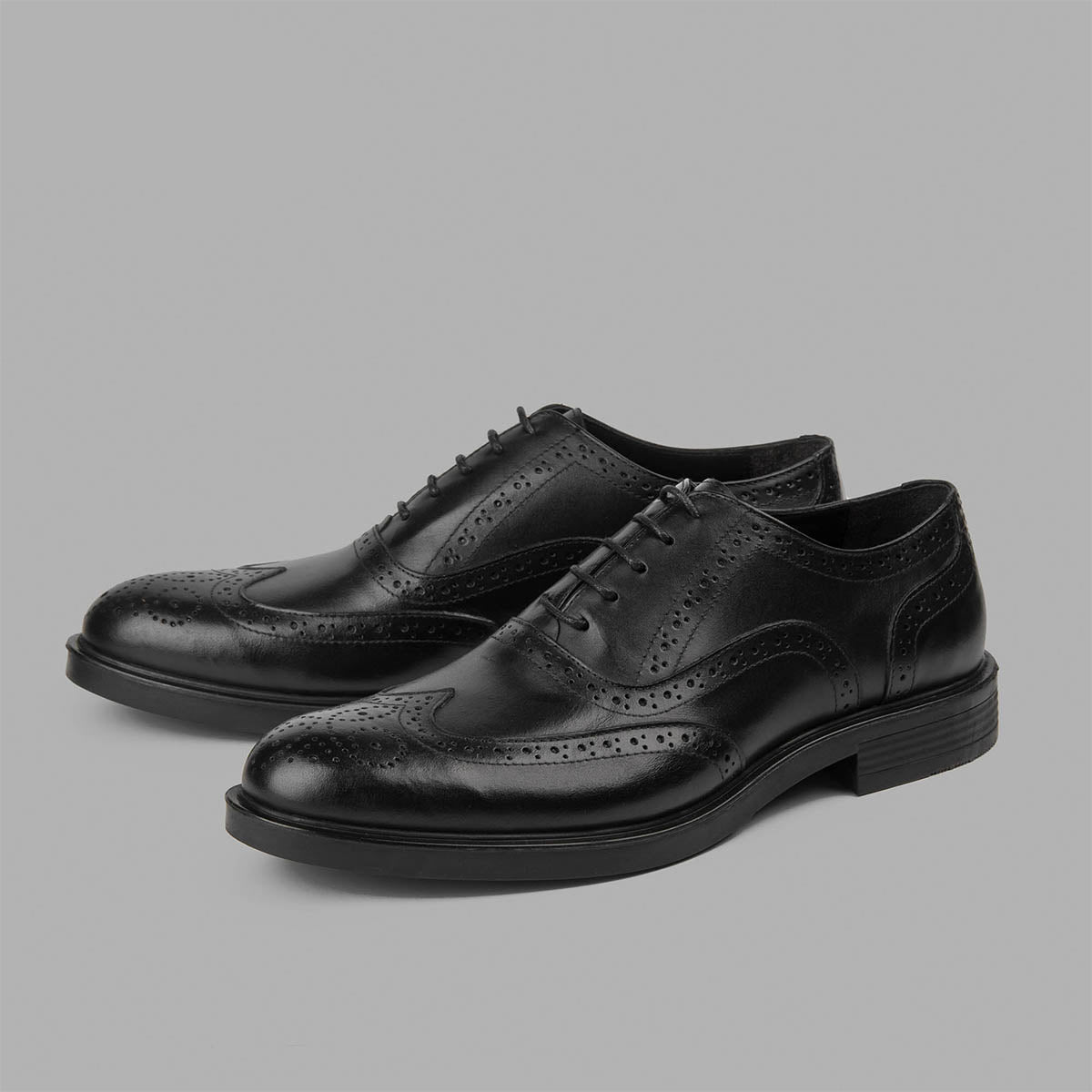 BRIO - Oxford Brogue Shoes - Black