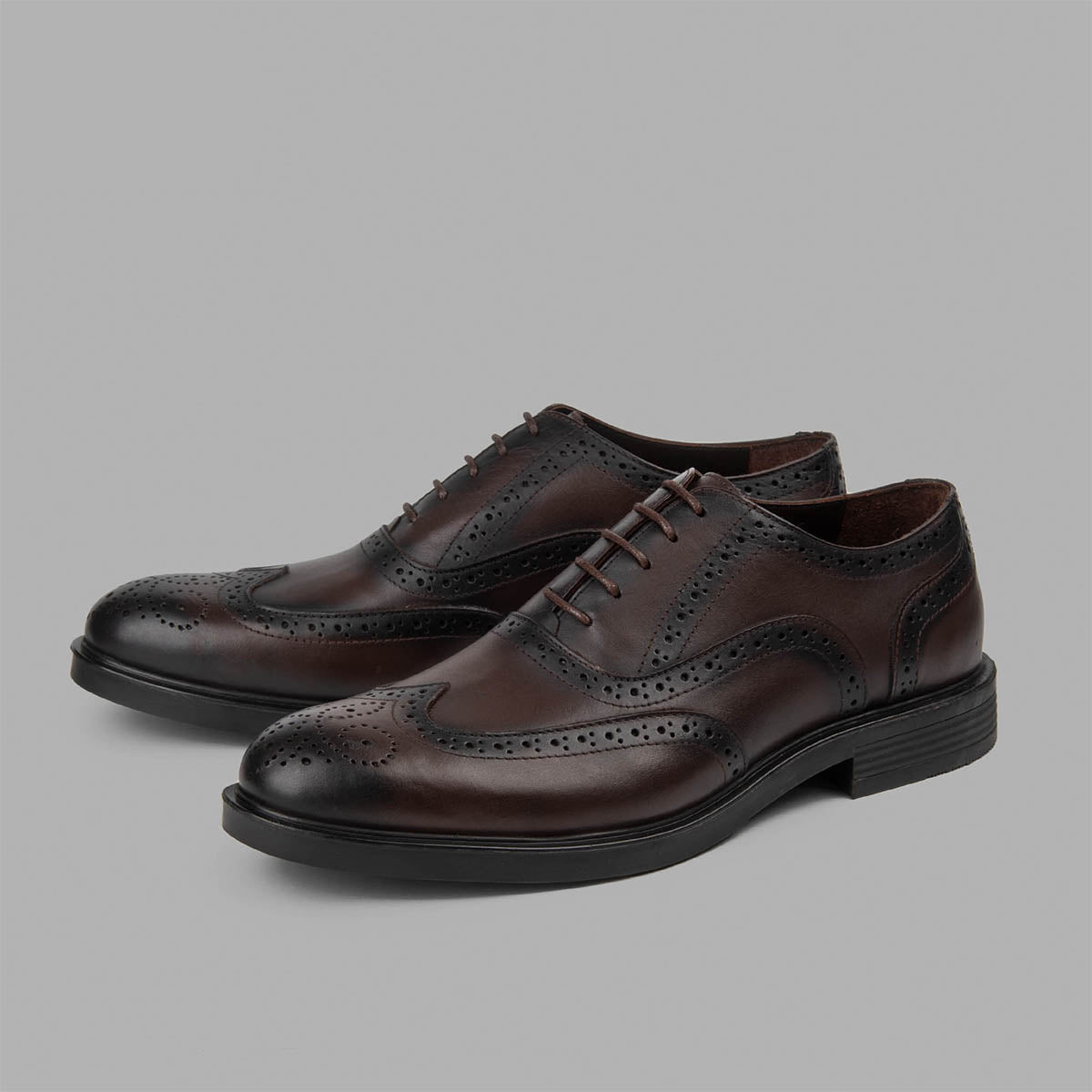 BRIO - Oxford Brogue Shoes - Black