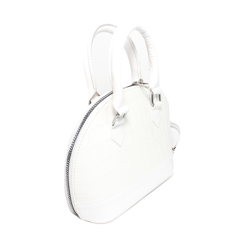Glitter - Women Hand Bag - White