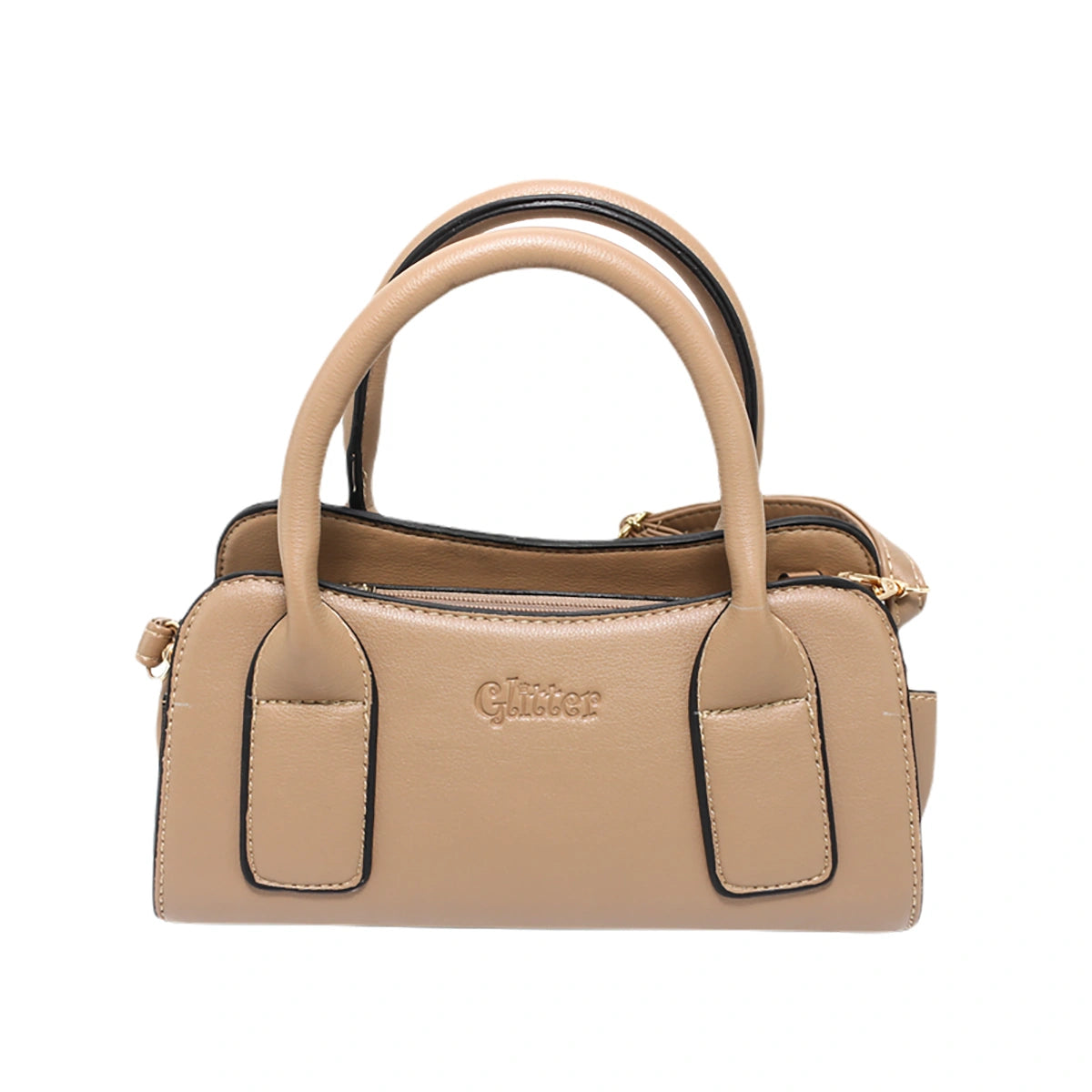 Glitter - Women Hand Bag - light brown