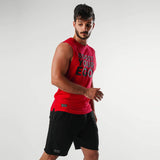 Taur - cotton lycra sleeveless raw edged rounded endless tshirt