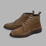 Brio - MOC TOE SUEDE LACE UP GENUINE LEATHER HALF BOOTS