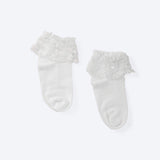 Girly Frilled Socks with Lace