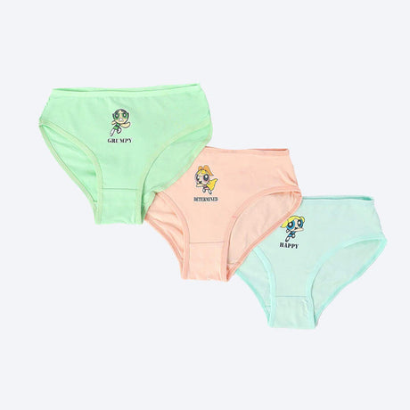 Carina -Pack of 3 Girly Brief Panties